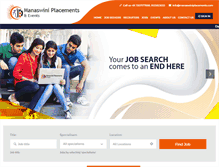 Tablet Screenshot of manaswiniplacements.com